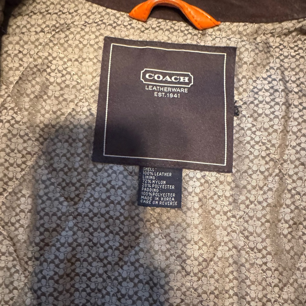Vintage Coach suede brown jacket 25 years old - Picture 2 of 16